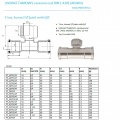 T Piece, Press Fittings F/F(internal thread) /F