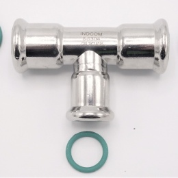 T Piece, Press Fittings, reduced F/F/F 18_15_18