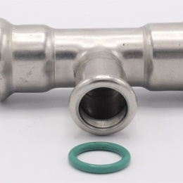 T Piece, Press Fittings, reduced F/F/F 22_15_22