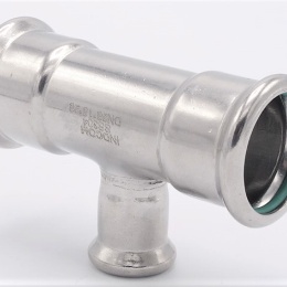 T Piece, Press Fittings, reduced F/F/F 28_15_28