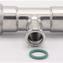T Piece, Press Fittings, reduced F/F/F 28_15_28