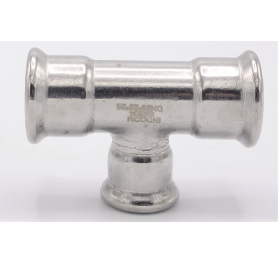 T Piece, Press Fittings, reduced F/F/F 28_22_28