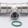 T Piece, Press Fittings, reduced F/F/F 35_22_35