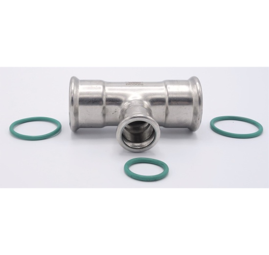 T Piece, Press Fittings, reduced F/F/F 35_22_35