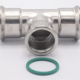 T Piece, Press Fittings, reduced F/F/F 35_28_35
