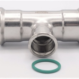 T Piece, Press Fittings, reduced F/F/F 42_28_42