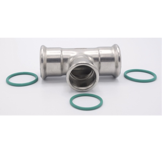 T Piece, Press Fittings, reduced F/F/F 42_35_42