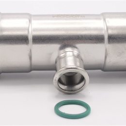 T Piece, Press Fittings, reduced F/F/F 54_22_54
