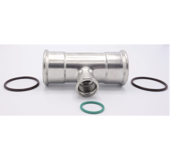 T Piece, Press Fittings, reduced F/F/F  54_28_54