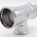 T Piece, Press Fittings, reduced, F/F/F 54_42_54
