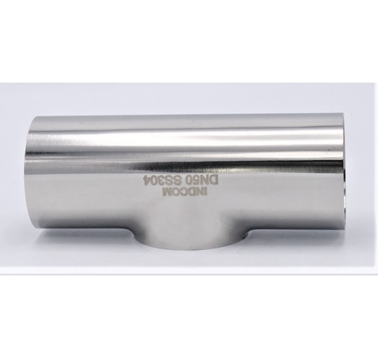 T-piece, Short, Welded DN50, stainless steel