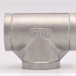 T-piece, Threaded / type 307 1", stainless steel