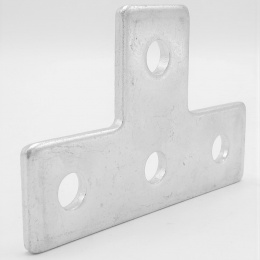 T-shaped beam coupling galvanized, anchor and mountich system