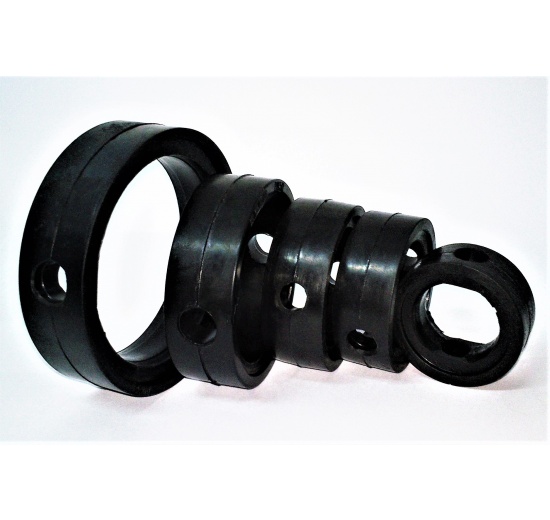 těsnění ethylen-propylen (EPDM), barva pryže černá, dimenze DN100