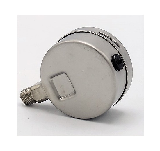 the bottom radial connection- manometer