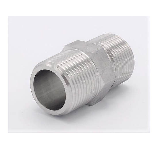 Threaded adapter NPT / G_ M/M |1/2"x1/2", material stainless steel