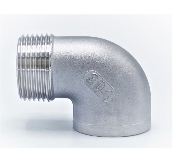 Threaded Elbow M/F type 304_ 90°  1", stainless steel