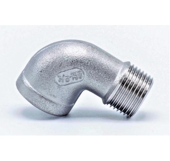 Threaded Elbow M/F type 304_ 90°  3/8", stainless steel