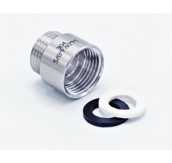 threaded reducer 5/8"x1/2" with gasket