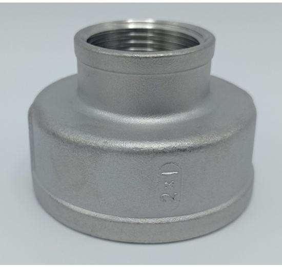 Threaded reducer F/F / reduced socket / type 335, 2"x1" stainless steel