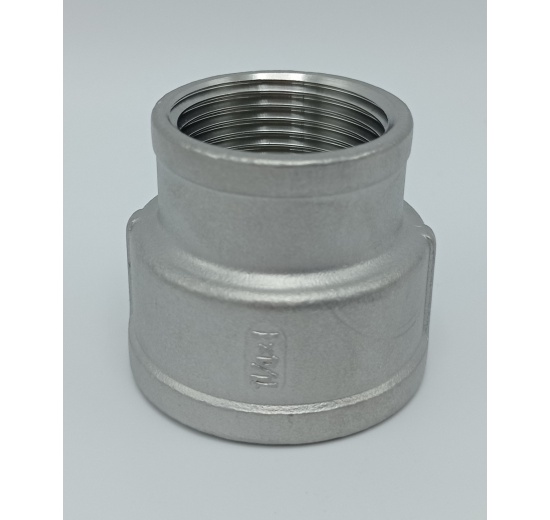 Threaded reducer F/F / reduced socket / type 335, 5/4"x1", stainless steel
