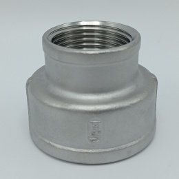 Threaded reducer F/F / reduced socket / type 335, 6/4"x1" stainless steel