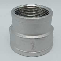 Threaded reducer F/F / reduced socket / type 335, 6/4"x5/4" stainless steel