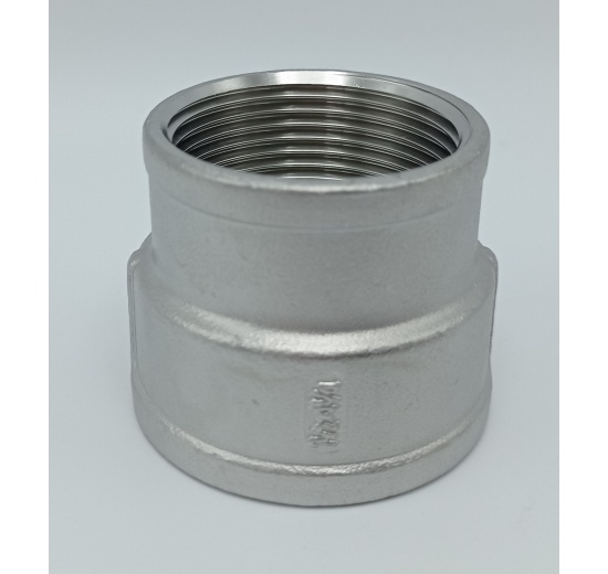 Threaded reducer F/F / reduced socket / type 335, 6/4"x5/4" stainless steel