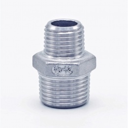 Threaded Reducer Hex M/M / Nipple Reduced / Type 341 3/8"x1/4"