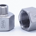 Threaded reducer M/F / with hexagon / type 325, 1/2"x1/4"