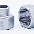 Threaded reducer M/F / with hexagon / type 325, 1/2"x1/4"