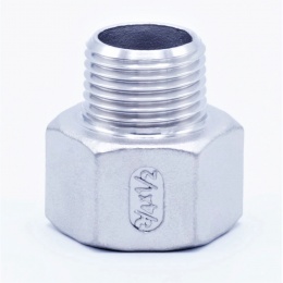 Threaded reducer M/F / with hexagon / type 325, 1/2"x1/4"