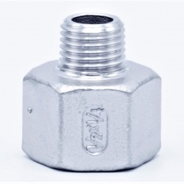 Threaded reducer M/F / with hexagon / type 325, 1/2"x1/4"