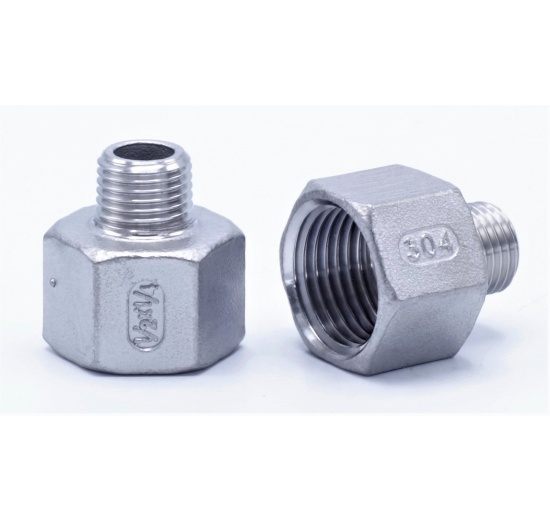 Threaded reducer M/F / with hexagon / type 325, 1/2"x1/4"