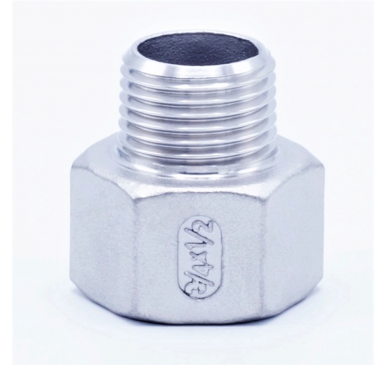Threaded reducer M/F / with hexagon / type 325, 1/2"x1/4"