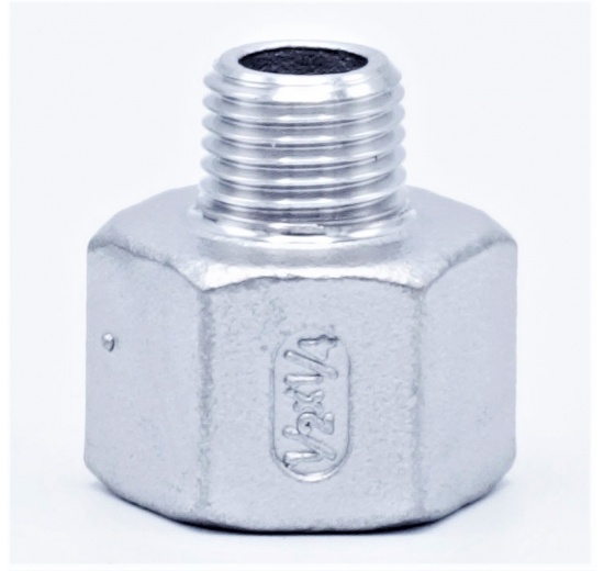 Threaded reducer M/F / with hexagon / type 325, 1/2"x1/4"