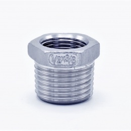Threaded reducer M/F / with hexagon / type 325 1/2"x3/8"