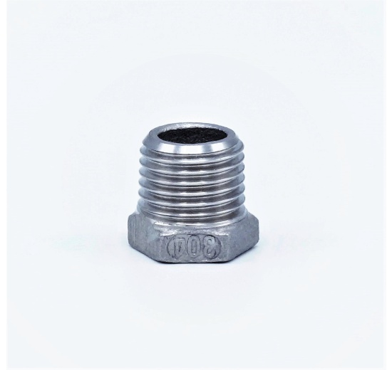 Threaded Reducer M/F / with Hexagon / type 325, 1/4"x1/8"