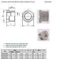 Threaded Reducer M/F / with Hexagon / Type 325, 2"x6/4" - data sheet