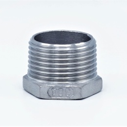 Threaded Reducer M/F / with Hexagon / Type 325,  3/4"x3/8"