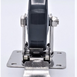 transport caster stainless steel with brake