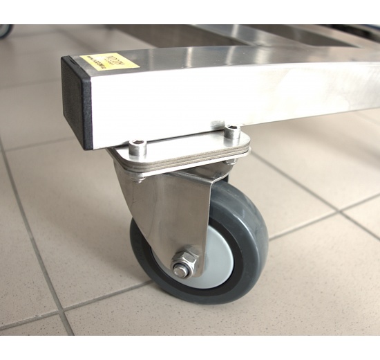 Transport Casters, stainless steel, diameter 100 mm