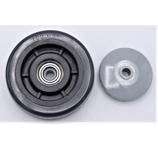 Transport Casters, stainless steel, diameter 125 mm