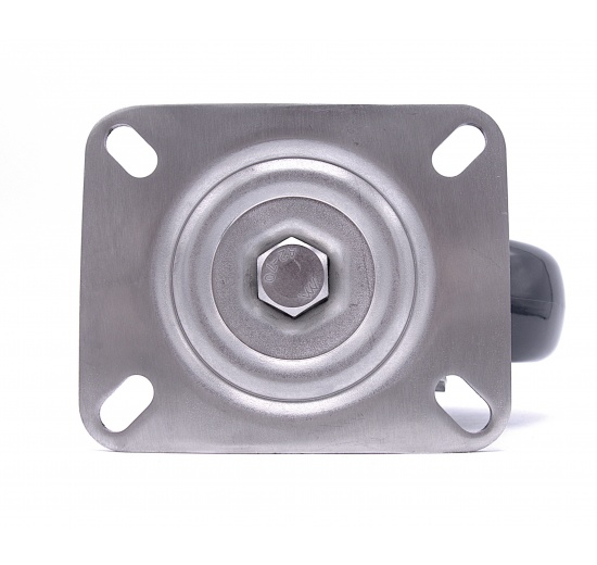 Transport casters, swivel, stainless steel, diameter 150 mm