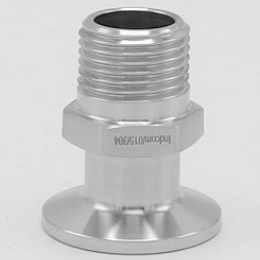 Tri-CLAMP 34 mm_ Threaded Adapter DN15_Outer Thread 1/2"(K34)