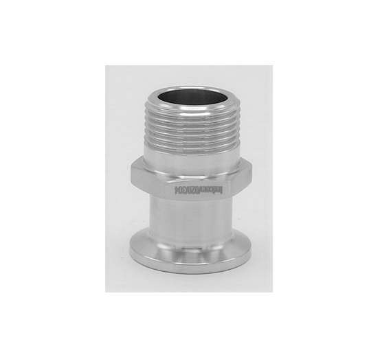 Tri-CLAMP 34 mm_ Threaded Adapter DN20_Outer Thread 3/4"(K34)
