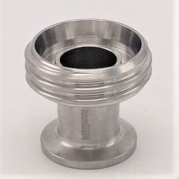 Tri CLAMP adapter male, stainless steel