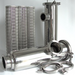 Tubular filter, CLAMP connection DN50 (collar clamp 64mm)