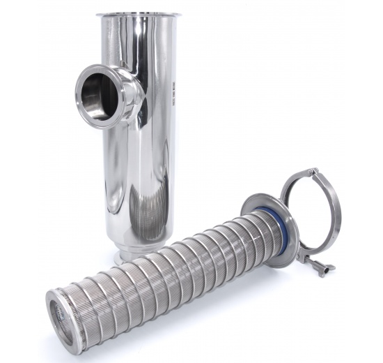 Tubular filter, CLAMP connection DN65 (collar clamp 91mm)