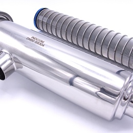 Tubular filter, inlet/outlet connection DN50 welded